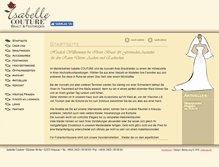 Tablet Screenshot of isabelle-couture.de